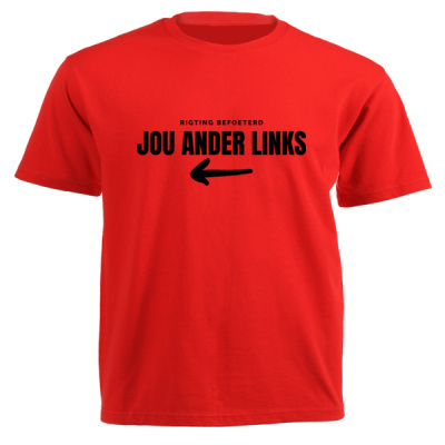 0029) Jou ander links - Unisex Short-sleeve T-shirt - 180g Thumbnail