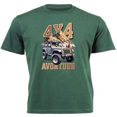 0014) 4x4 Avontuur - Unisex Short-sleeve T-shirt - 180g Thumbnail