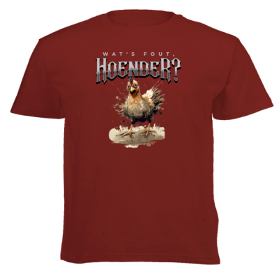 0013) Wat's fout, hoender? - Unisex Short-sleeve T-shirt - 180g Thumbnail