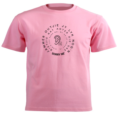 0009) Nog nat agter die ore - Unisex Short-sleeve T-shirt - 180g Thumbnail