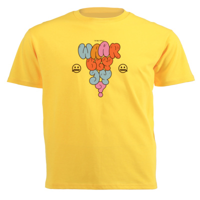 0064) Waar bly jy? - Unisex Short-sleeve T-shirt - 180g Thumbnail