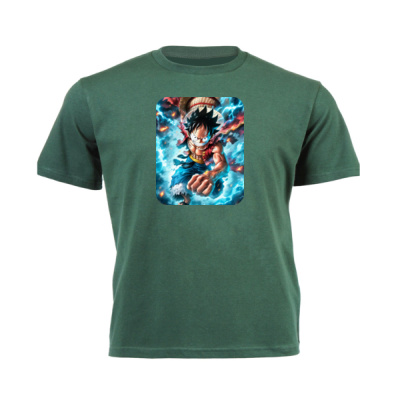 0055) Luffy Action - Junior Short-sleeve T-shirt Thumbnail