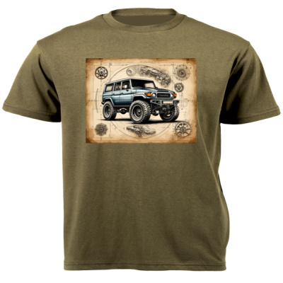 0088) Landcruiser - Unisex Short-sleeve T-shirt - 180g Thumbnail