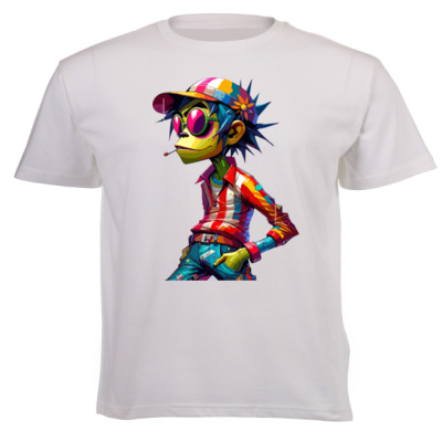 0086) Funky Monkey "Groz"- Unisex Short-sleeve T-shirt - 180g Thumbnail