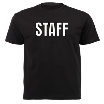 0072) STAFF - Unisex Short-sleeve T-shirt - 180g - Unisex Short-sleeve T-shirt - 180g Thumbnail