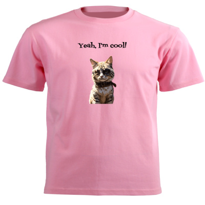 ANI002 - Cool Cat - Unisex Short-sleeve T-shirt - 180g Thumbnail
