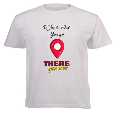 Where ever you go - Unisex Short-sleeve T-shirt - 180g Thumbnail