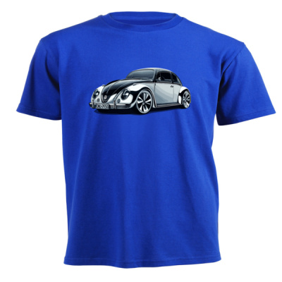 Chrome VW Beetle - Unisex Short-sleeve T-shirt - 180g Thumbnail