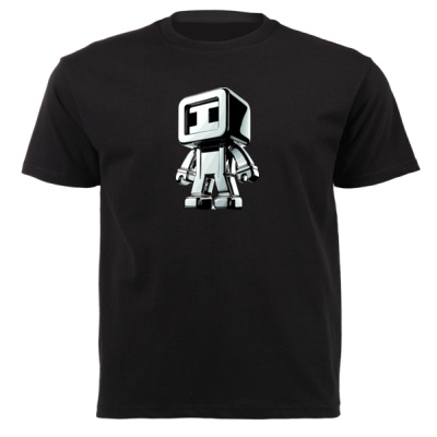 Chrome Roblox Character - Unisex Short-sleeve T-shirt - 180g Thumbnail