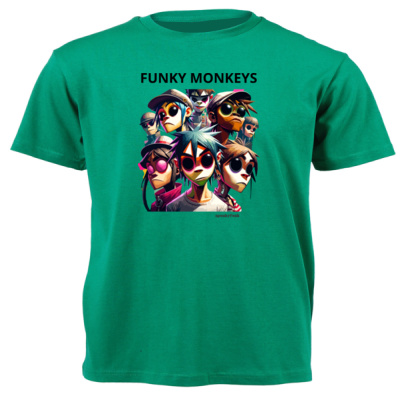 Funky Monkeys - Unisex Short-sleeve T-shirt - 180g Thumbnail