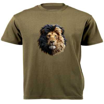 ANI001 - Lion Brut - Unisex Short-sleeve T-shirt - 180g Thumbnail