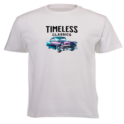 Retro cars - Unisex Short-sleeve T-shirt - 180g Thumbnail
