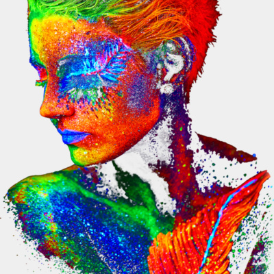Neon Face Thumbnail