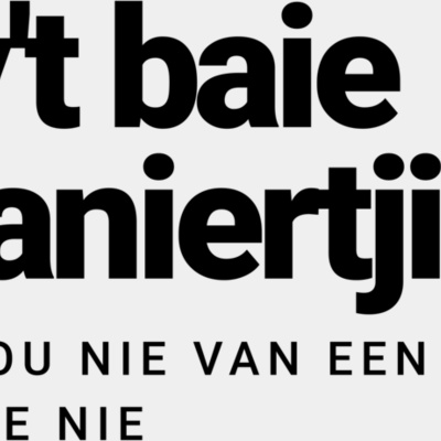 Jy't baie maniertjies Thumbnail