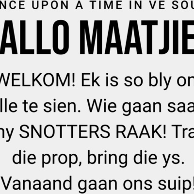 Hallo Maatjies Thumbnail