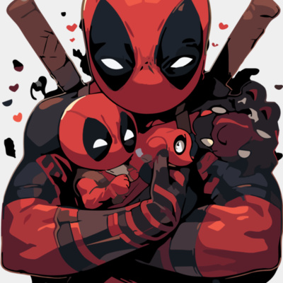 Dedpul with mini me Thumbnail