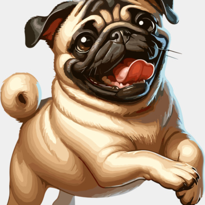 Happy Pug Thumbnail