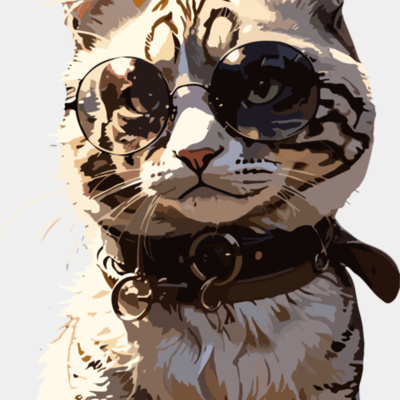 Cat Wearing Glasses Thumbnail