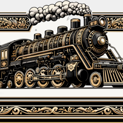 Retro Steam Train 0.2 Black & Gold Series Thumbnail