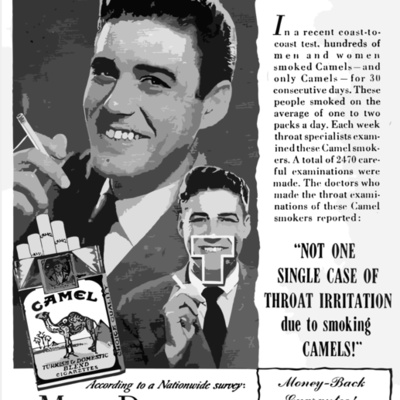 Retro Camel Newspaper Ad Thumbnail